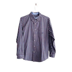 Chaps Mens Shirt Long Sleeve Button Down Easy Care Multicolour Medium